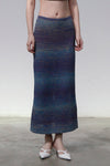 SWAYING/KNIT gradient straight dress SW23SS3B05 gradient purple PS62
